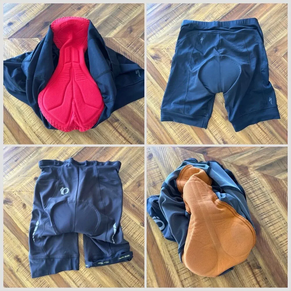Specialized & Pearl Izumi Cycling Shorts XL Bundle 2 Padded Chamois Road Bike